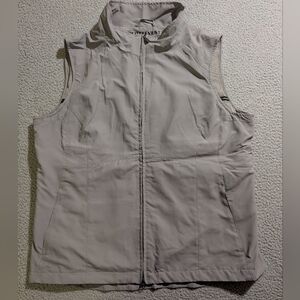 ScottEvest TEC RFID Travel Vest Women`s Gray Multi Pocket Full Zip Vest Size XL